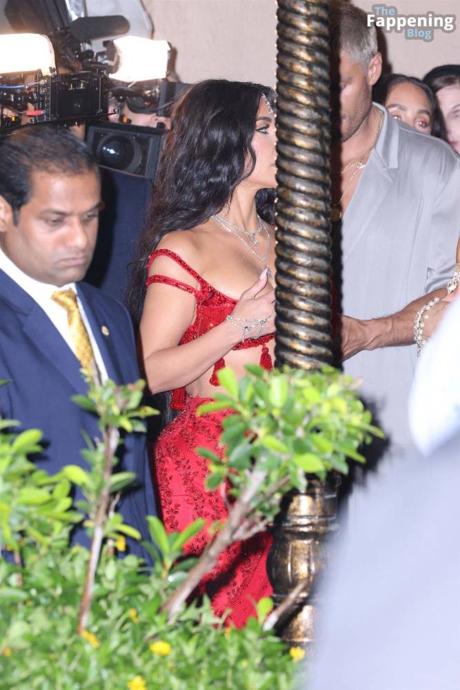 Kim Kardashian Stuns in Red for Anant Ambani’s Wedding (40 Photos) - #5