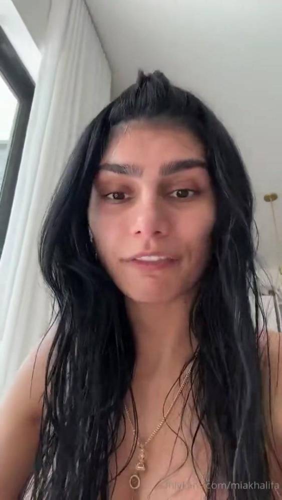 Mia Khalifa Nude Topless Livestream OnlyFans Video Leaked - #7