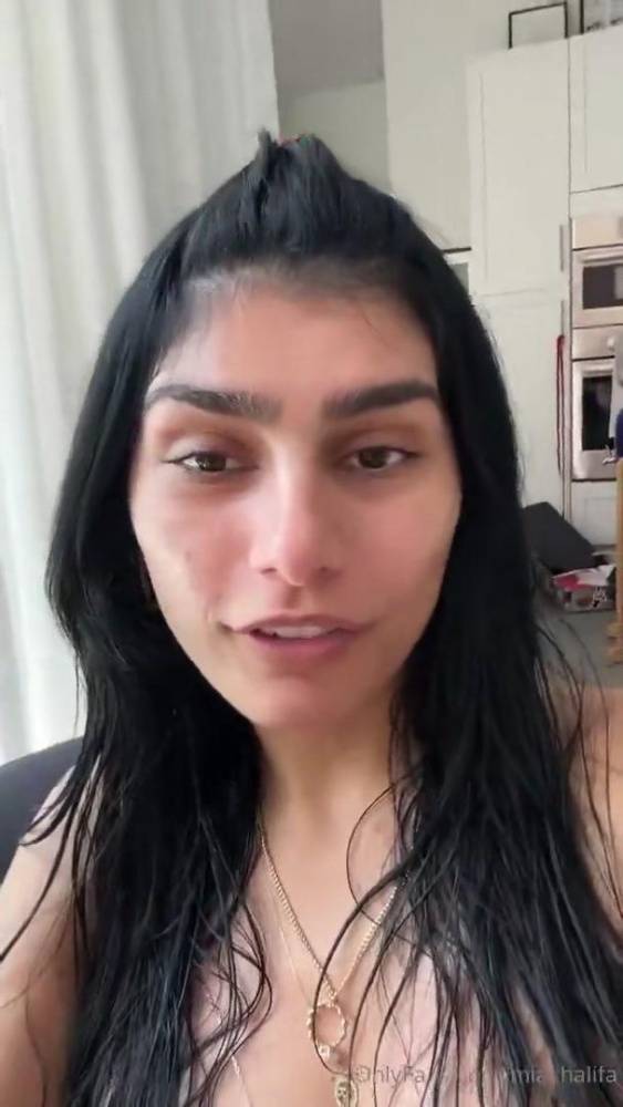 Mia Khalifa Nude Topless Livestream OnlyFans Video Leaked - #2