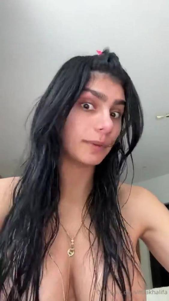 Mia Khalifa Nude Topless Livestream OnlyFans Video Leaked - #9