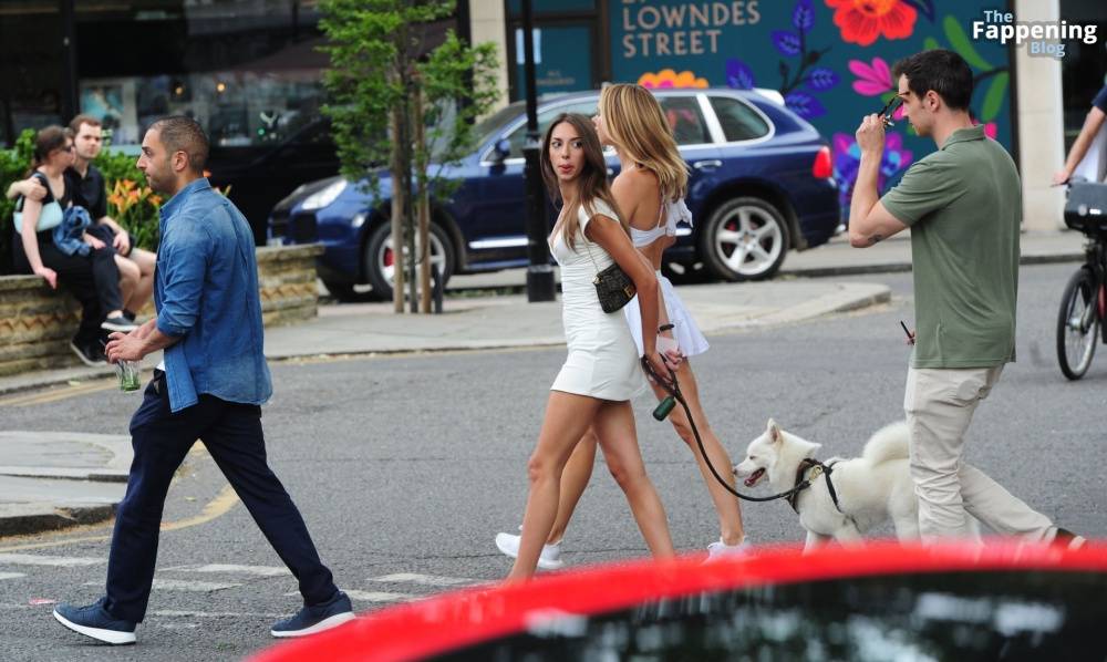 Kimberley Garner Looks Sexy in a White Outfit While Out with Friends in Chelsea (30 Photos) - #2