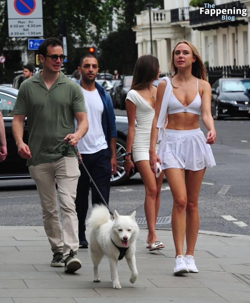 Kimberley Garner Looks Sexy in a White Outfit While Out with Friends in Chelsea (30 Photos) - #21