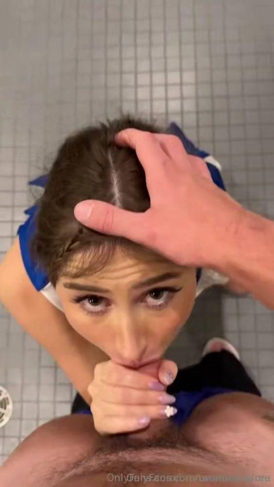 Bronwin Aurora Cheerleader Blowjob OnlyFans Video Leaked - #11