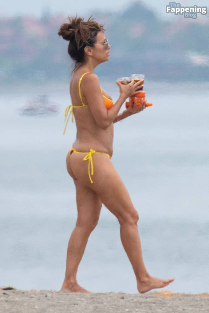 Eva Longoria Displays Her Sexy Booty on the Beach in Marbella (28 Photos) - #17