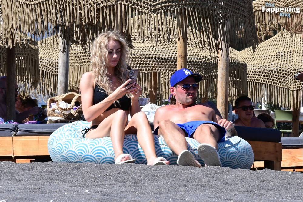 Katie McGlynn Stuns in a Black Bikini as She Hits the Beach in Santorini (29 Photos) - #19