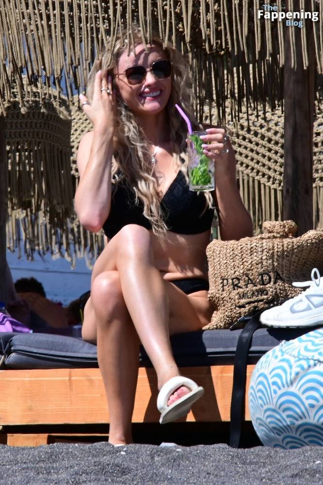 Katie McGlynn Stuns in a Black Bikini as She Hits the Beach in Santorini (29 Photos) - #2