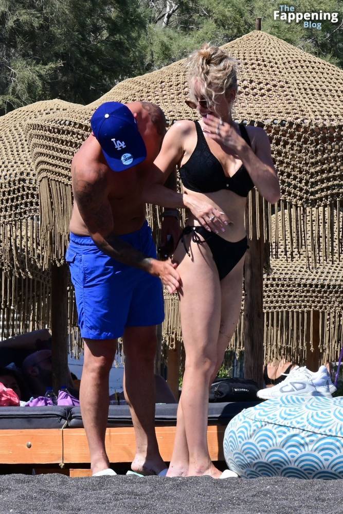 Katie McGlynn Stuns in a Black Bikini as She Hits the Beach in Santorini (29 Photos) - #9