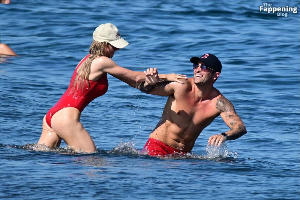 Katie McGlynn Stuns in a Red Bikini as She Hits the Beach in Greece with Ricky Raymen (32 Photos) - #30