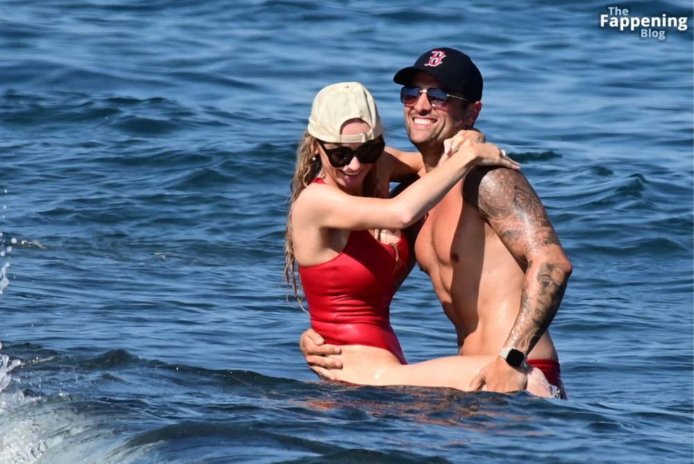 Katie McGlynn Stuns in a Red Bikini as She Hits the Beach in Greece with Ricky Raymen (32 Photos) - #11