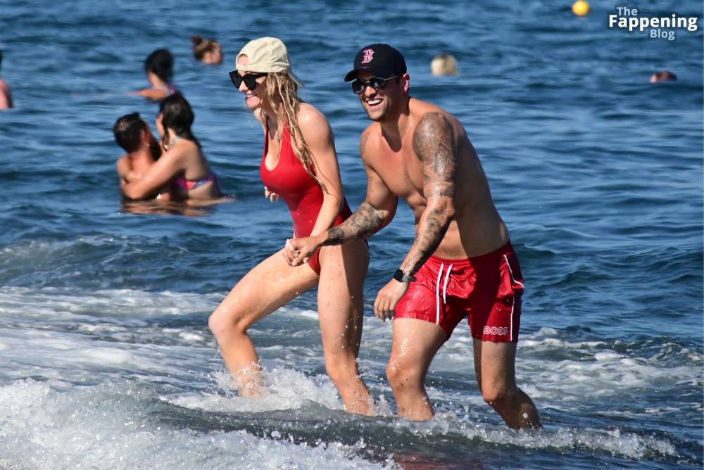 Katie McGlynn Stuns in a Red Bikini as She Hits the Beach in Greece with Ricky Raymen (32 Photos) - #5