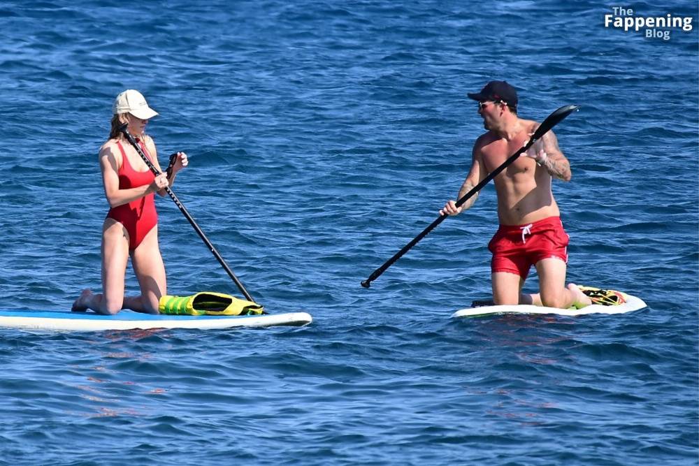 Katie McGlynn Stuns in a Red Bikini as She Hits the Beach in Greece with Ricky Raymen (32 Photos) - #3