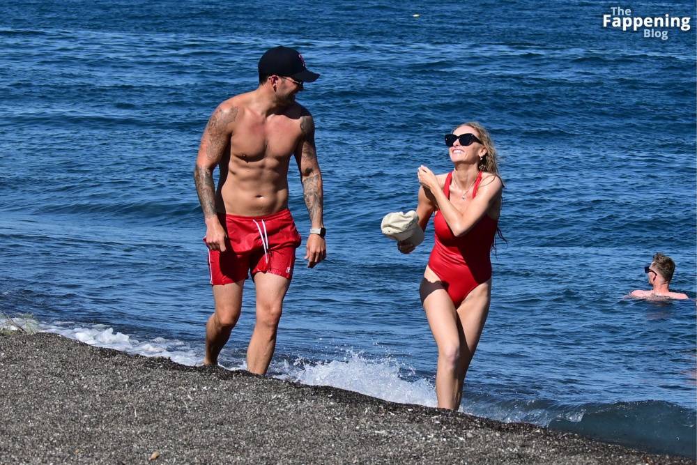 Katie McGlynn Stuns in a Red Bikini as She Hits the Beach in Greece with Ricky Raymen (32 Photos) - #8