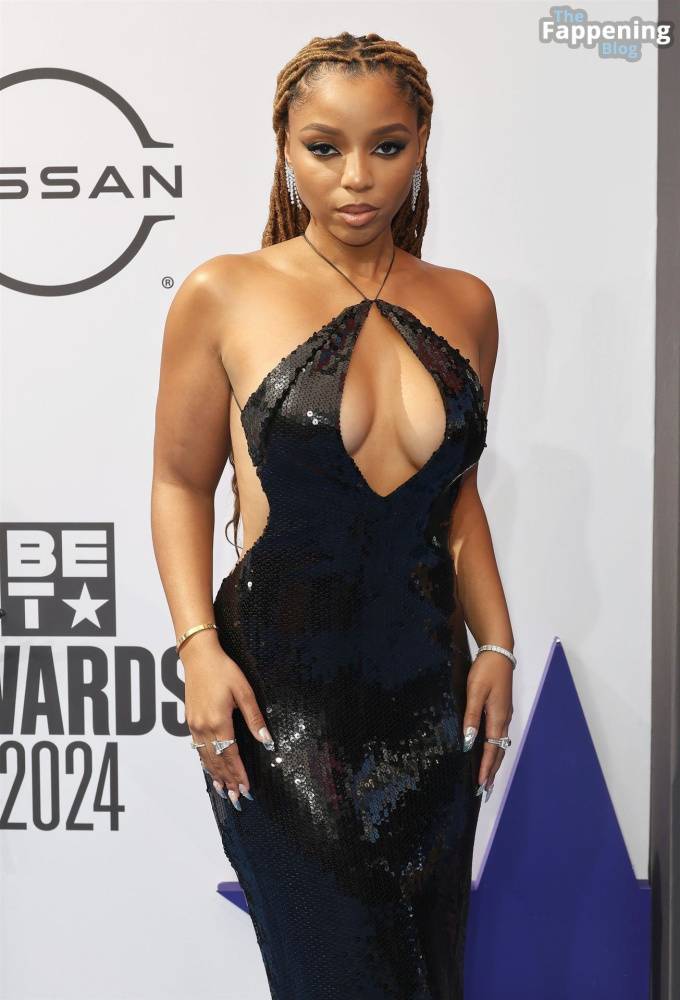 Chloe Bailey Shows Off Her Big Boobs at the BET Awards 2024 (49 Photos) - #21