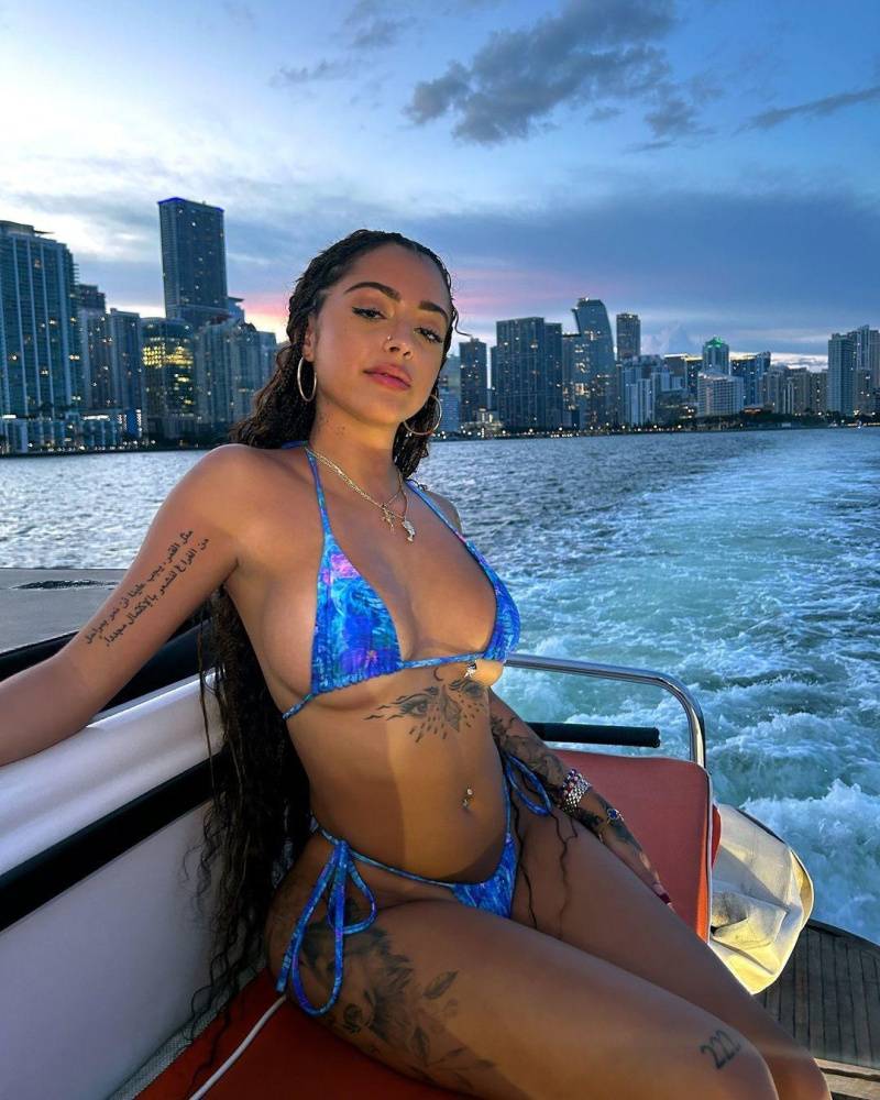 Malu Trevejo Sexy Bikini Boat Onlyfans Set Leaked - #6