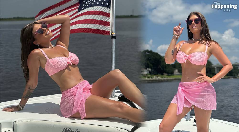 Chanel West Coast Looks Sexy in a Pink Bikini on a Yacht (8 Photos) - #7