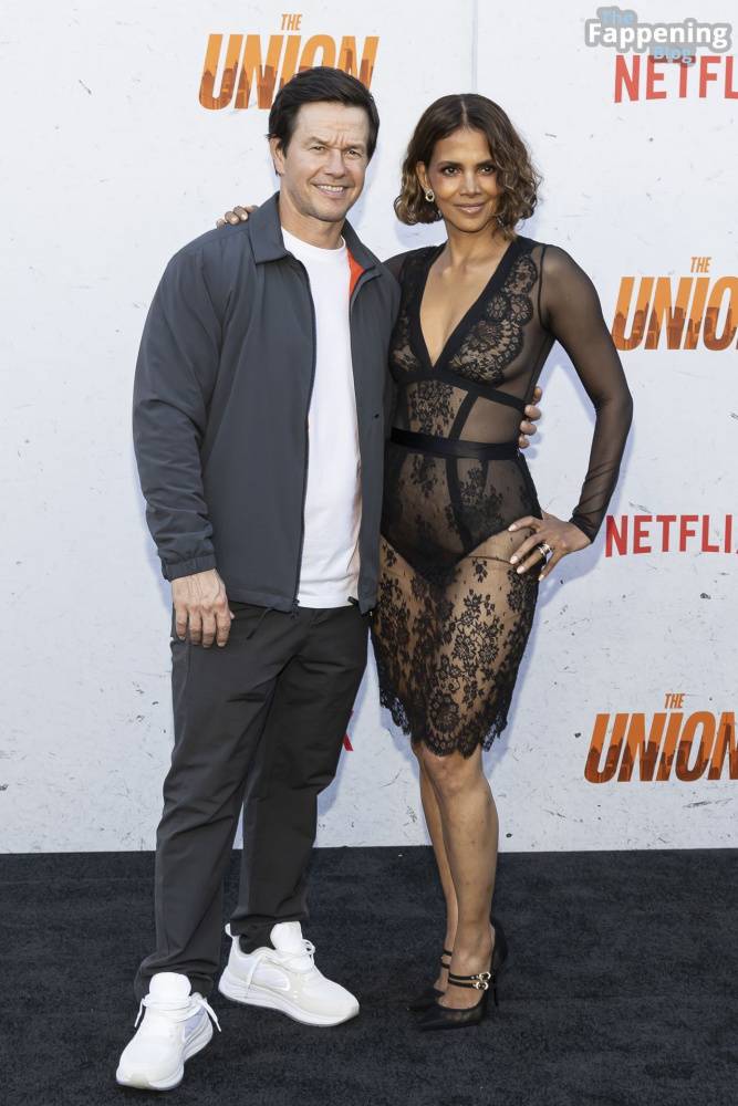 Halle Berry Looks Hot in a See-Through Lace Dress at the Premiere of “The Union” in LA (150 Photos) - #28