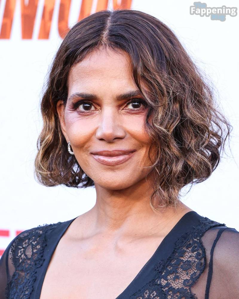 Halle Berry Looks Hot in a See-Through Lace Dress at the Premiere of “The Union” in LA (150 Photos) - #8