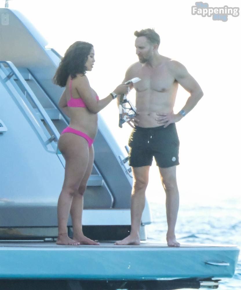 Jessica Ledon & David Guetta Get Up Close and Personal on a Yacht in Ibiza (45 Photos) - #25