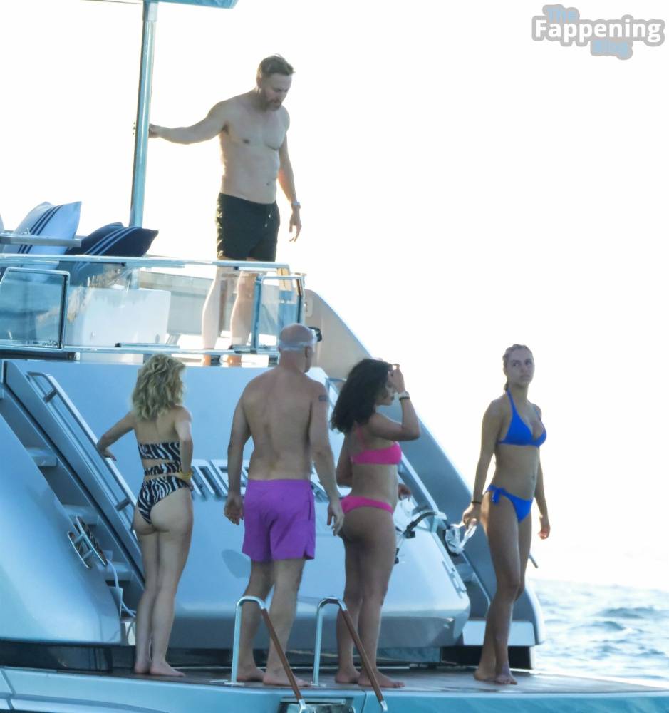 Jessica Ledon & David Guetta Get Up Close and Personal on a Yacht in Ibiza (45 Photos) - #19