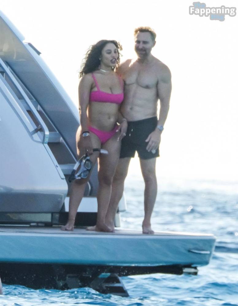 Jessica Ledon & David Guetta Get Up Close and Personal on a Yacht in Ibiza (45 Photos) - #22