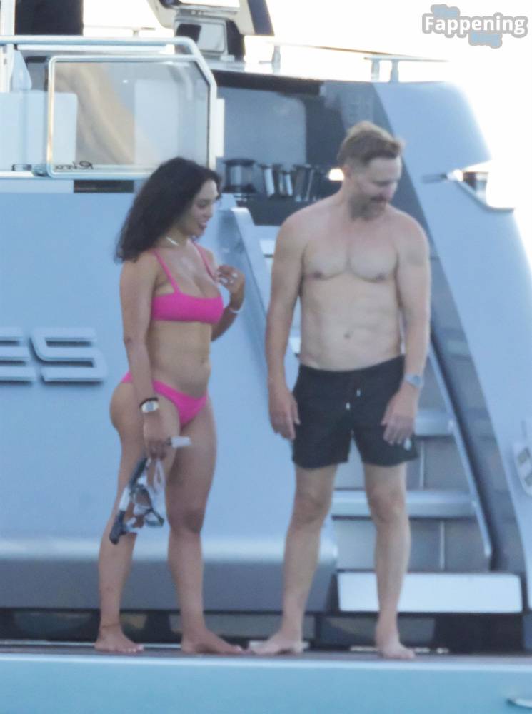 Jessica Ledon & David Guetta Get Up Close and Personal on a Yacht in Ibiza (45 Photos) - #6