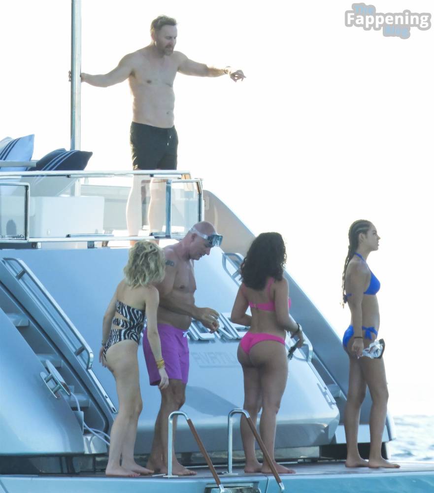 Jessica Ledon & David Guetta Get Up Close and Personal on a Yacht in Ibiza (45 Photos) - #18