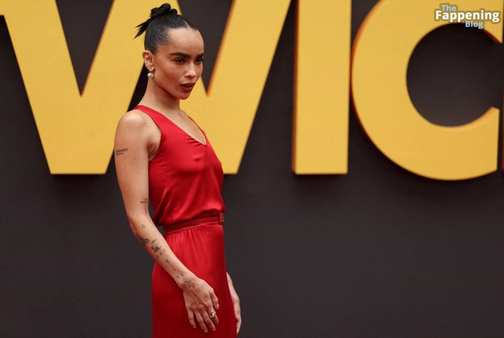 Zoë Kravitz Shows Off Her Pokies at the Premiere of “Blink Twice” in London (109 Photos) - #15