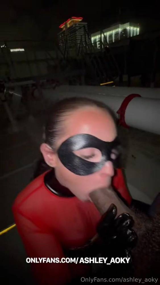 Ashley Aoki Elastigirl Cosplay Blowjob OnlyFans Video Leaked - #7