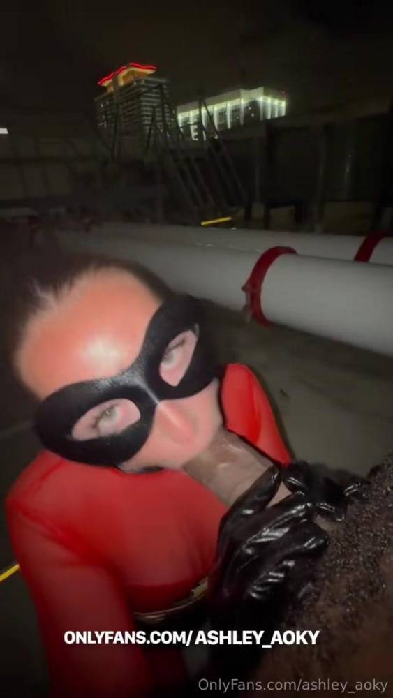 Ashley Aoki Elastigirl Cosplay Blowjob OnlyFans Video Leaked - #10