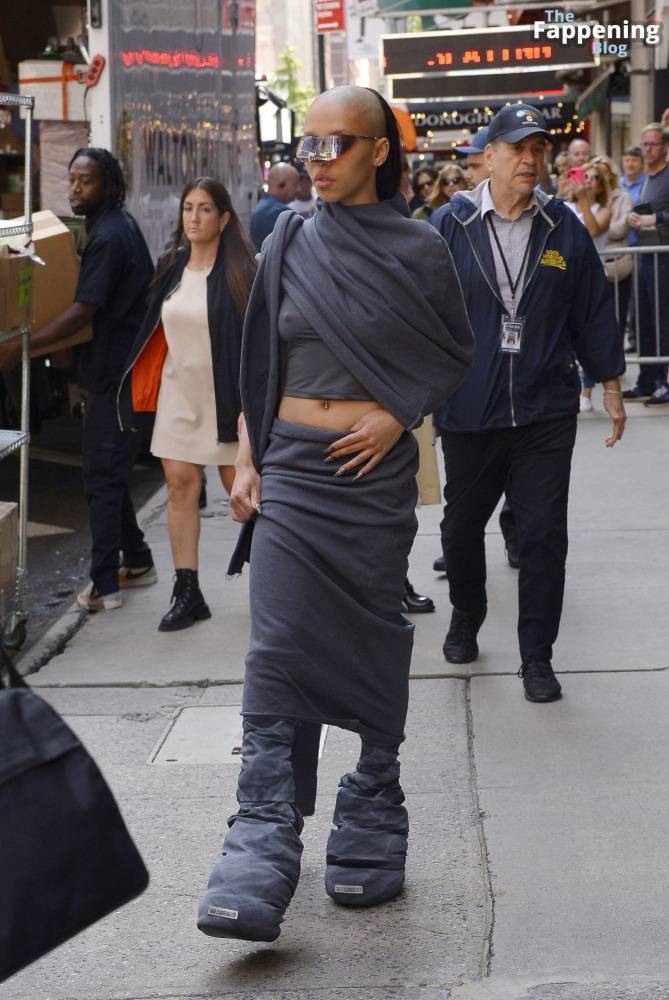 FKA Twigs is Spotted Braless as She Exits GMA3 in New York City (30 Photos) - #2