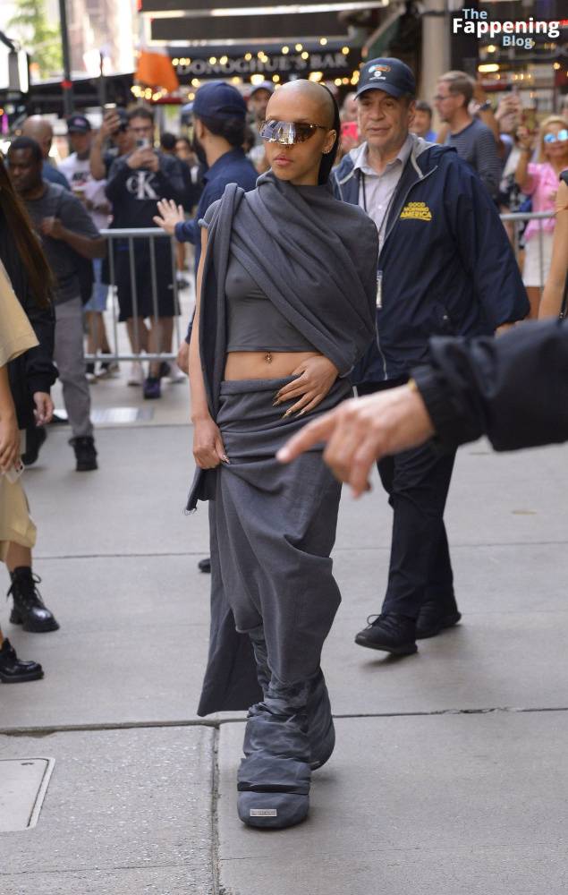 FKA Twigs is Spotted Braless as She Exits GMA3 in New York City (30 Photos) - #24