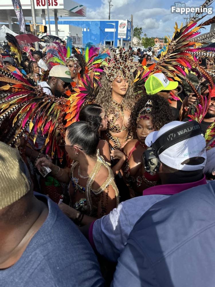 Rihanna Displays Her Curves at the Carnival Festival in Barbados (152 Photos) - #13