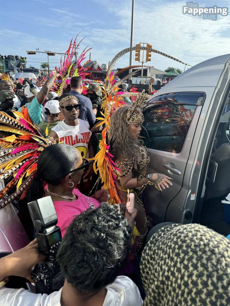 Rihanna Displays Her Curves at the Carnival Festival in Barbados (152 Photos) - #14