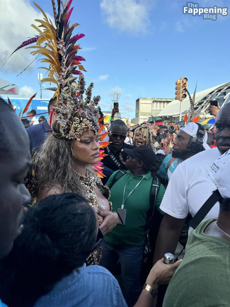 Rihanna Displays Her Curves at the Carnival Festival in Barbados (152 Photos) - #21