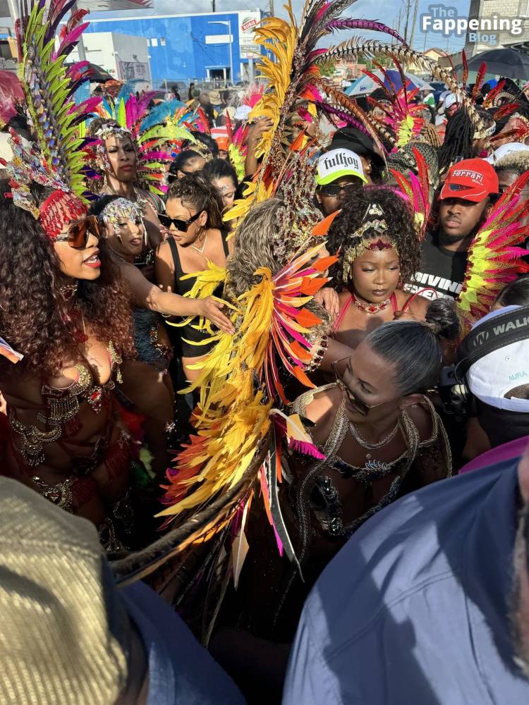 Rihanna Displays Her Curves at the Carnival Festival in Barbados (152 Photos) - #8