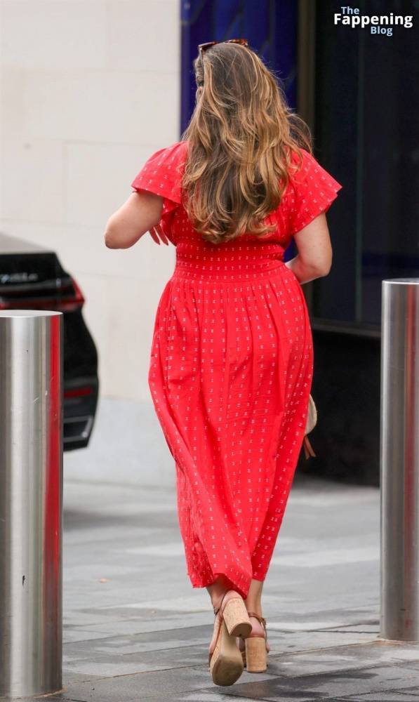 Kelly Brook Shows Off Her Assets in a Red Dress in London (34 Photos) - #23