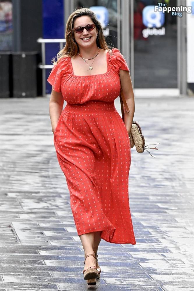 Kelly Brook Shows Off Her Assets in a Red Dress in London (34 Photos) - #22