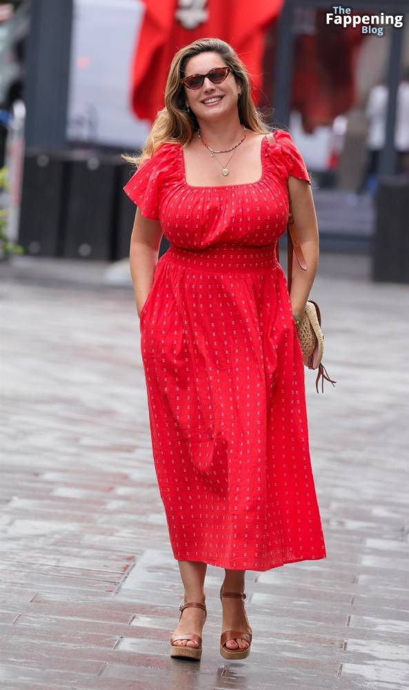 Kelly Brook Shows Off Her Assets in a Red Dress in London (34 Photos) - #5