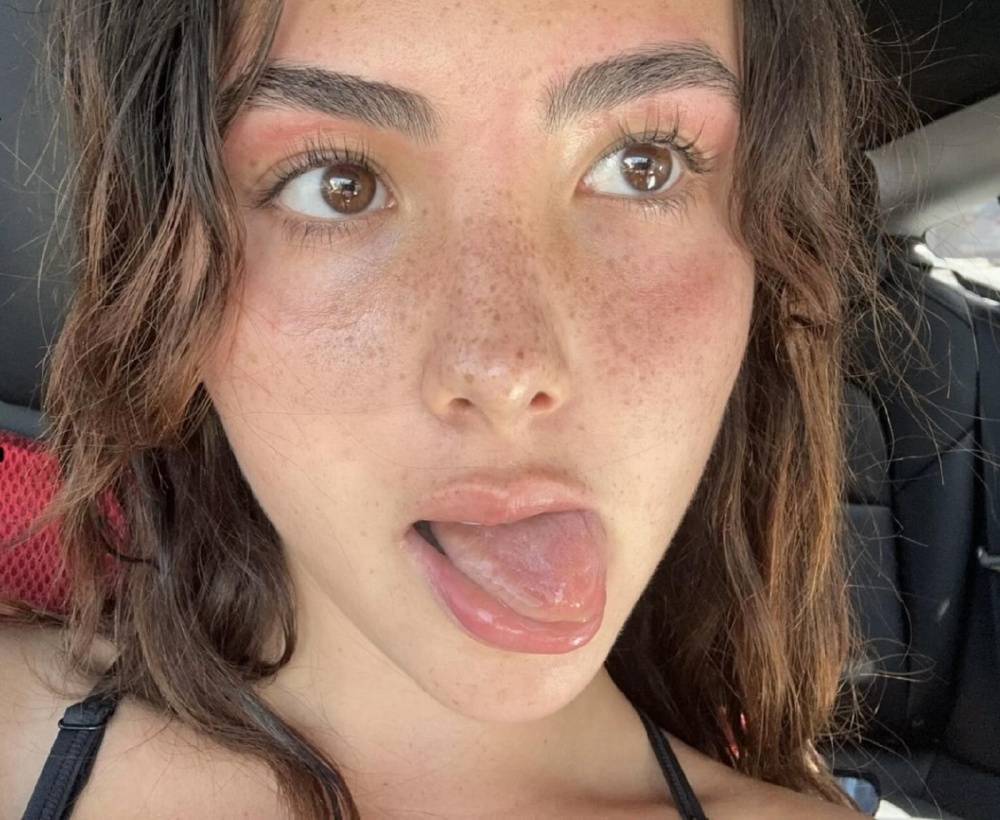 Andrea Botez Face Tongue Close Up Set Leaked - #1