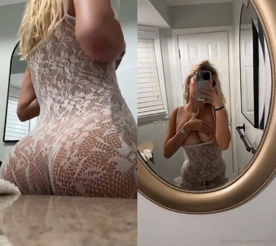 Breckie Hill Nude Lace Bodysuit OnlyFans Video Leaked - #1