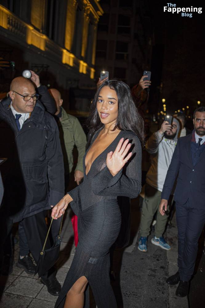 Laura Harrier Displays Her Nude Tits as She Attends the Renaissance 2 Event in Paris (12 Photos) - #10