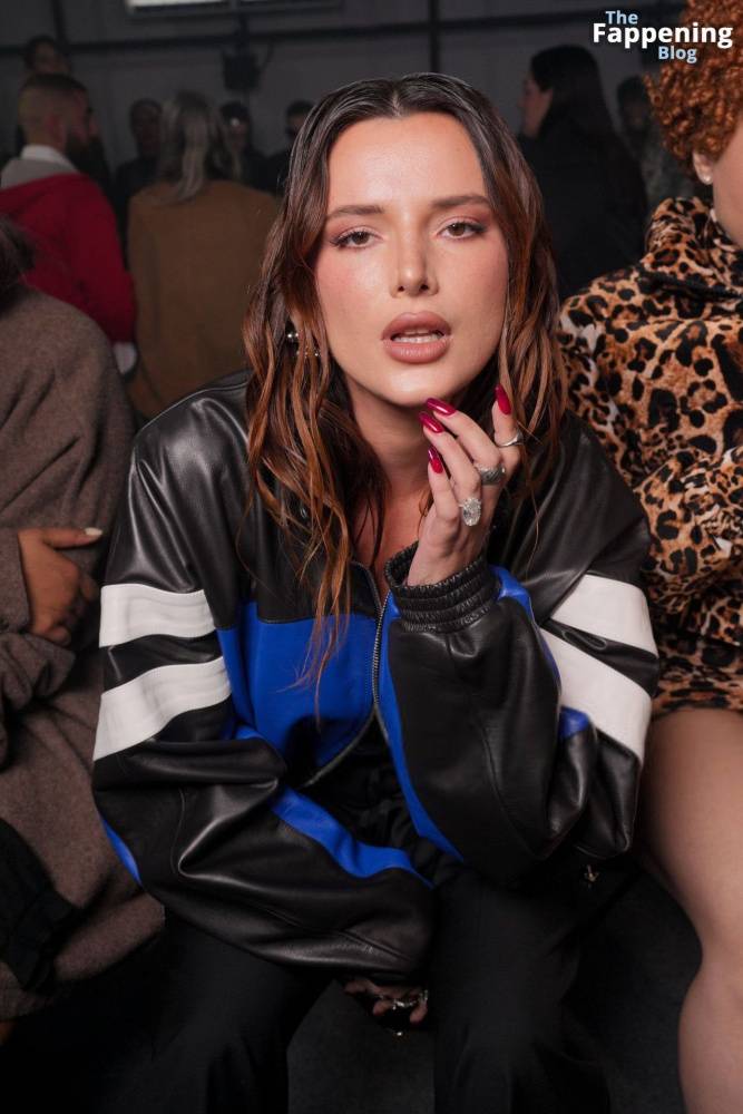 Bella Thorne Goes Braless in a Leather Jacket at the Vetements Show in Paris (28 Photos) - #15