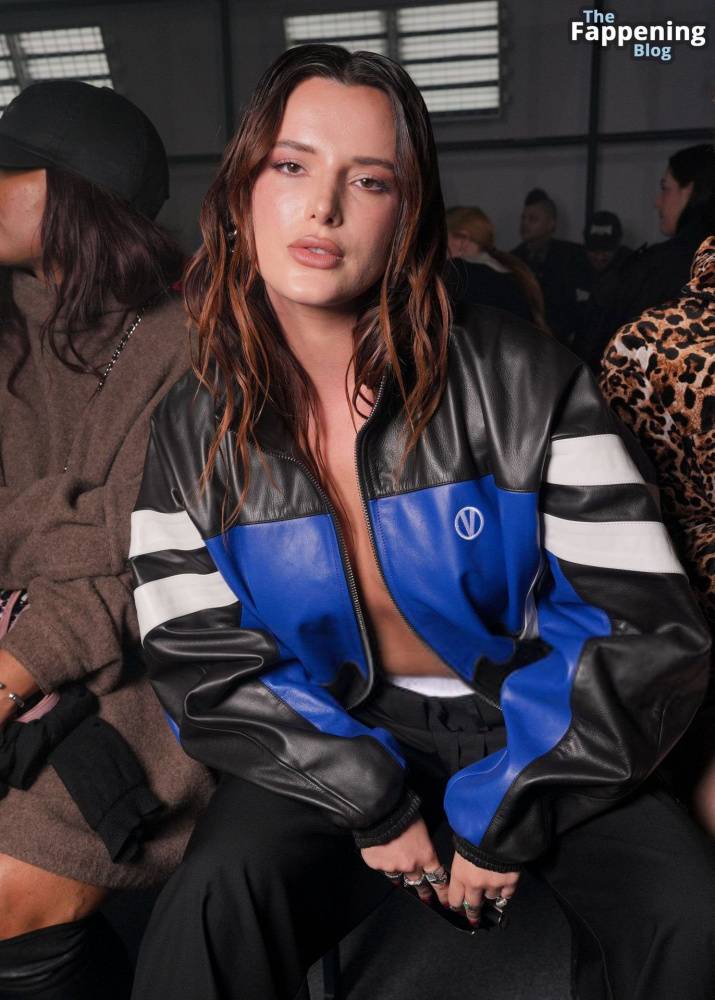 Bella Thorne Goes Braless in a Leather Jacket at the Vetements Show in Paris (28 Photos) - #14