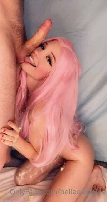 Belle Delphine Whipped Cream Blowjob Onlyfans photo Leaked - #main