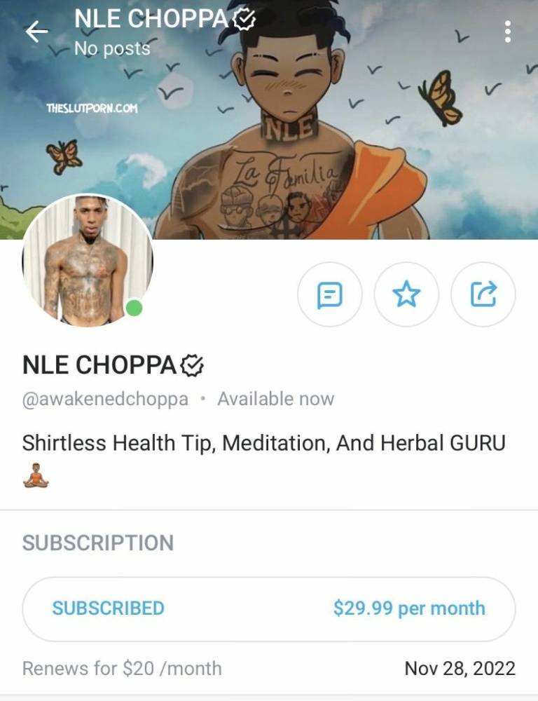 Nle Choppa Nude Onlyfans (SLUT ME OUT) Leak! - #main