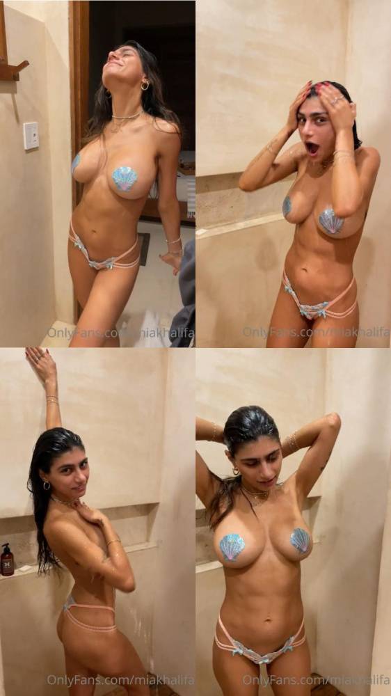 Mia Khalifa Nude Shower Pasties Tease OnlyFans Video Leaked - #main