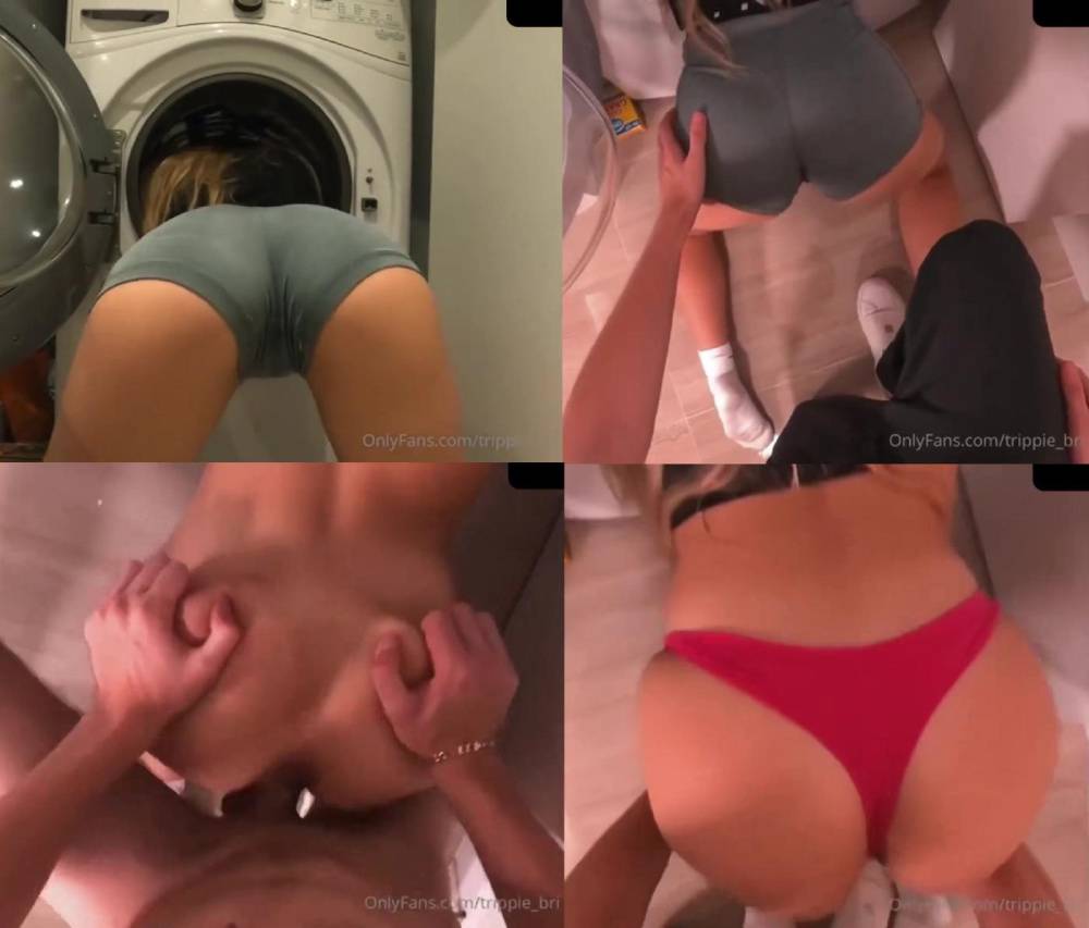 Trippie Bri Nude Laundry Doggy Style OnlyFans Video Leaked - #main