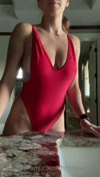 Christina Khalil Bathing Suit Strip Onlyfans photo Leaked on modeladdicts.com