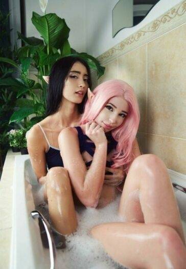 Belle Delphine Nude Bath Photoshoot on modeladdicts.com
