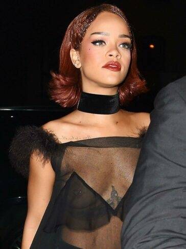 Rihanna Candid See-Through Nipple Slip Photos Leaked - Barbados on www.modeladdicts.com